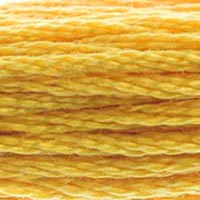 DMC 728 Golden Rod embroidery floss skein
