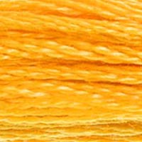 DMC 742 Light Tangerine embroidery floss skein