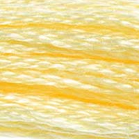DMC 745 Light Pale Yellow embroidery floss skein