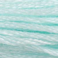 DMC 747 Very Light Sky Blue embroidery floss skein
