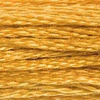 DMC 783 Medium Topaz embroidery floss skein