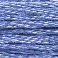 DMC 793 Medium Cornflower Blue embroidery floss skein