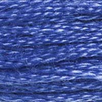 DMC 798 Dark Delft Blue embroidery floss skein