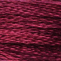 DMC 815 Medium Garnet embroidery floss skein