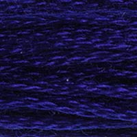 DMC 820 Very Dark Royal Blue embroidery floss skein