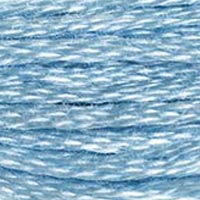 DMC 827 Very Light Blue embroidery floss skein