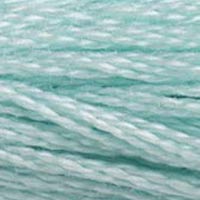 DMC 828 Ultra Very Light Blue embroidery floss skein