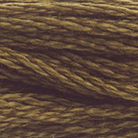 DMC 869 Very Dark Hazelnut Brown embroidery floss skein