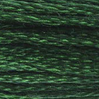 DMC 895 Very Dark Hunter Green embroidery floss skein