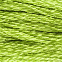 DMC 907 Light Parrot Green embroidery floss skein