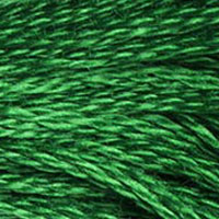DMC 909 Very Dark Emerald Green embroidery floss skein