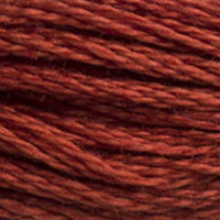 DMC 918 Dark Red Copper embroidery floss skein