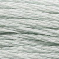DMC 928 Very Light Gray Green embroidery floss skein