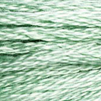 DMC 966 Medium Baby Green embroidery floss skein