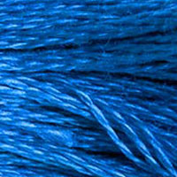 DMC 995 Dark Electric Blue embroidery floss skein